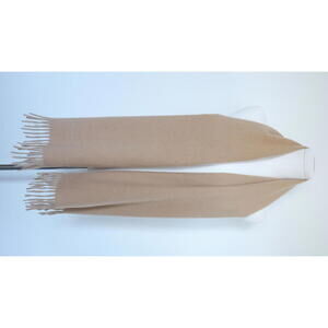 Ted Baker Cashmere Camel Scarf Fringe Luxury